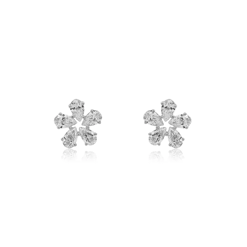 Women’s sapphire drop earrings-Diamond Earrings Tops 4.40 carats TW