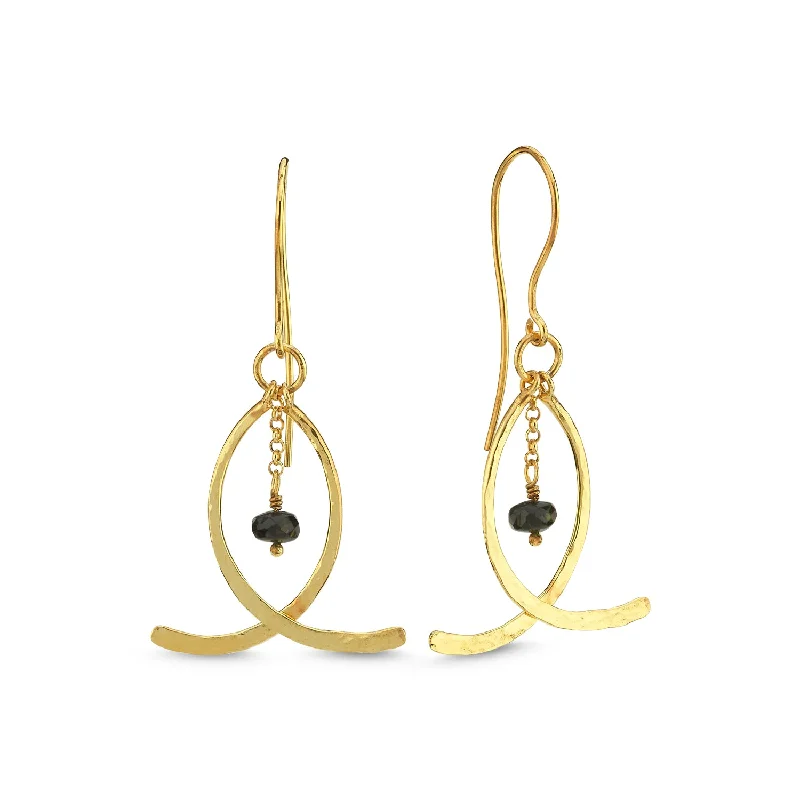 Women’s casual earrings-Tourmaline infinite Earring