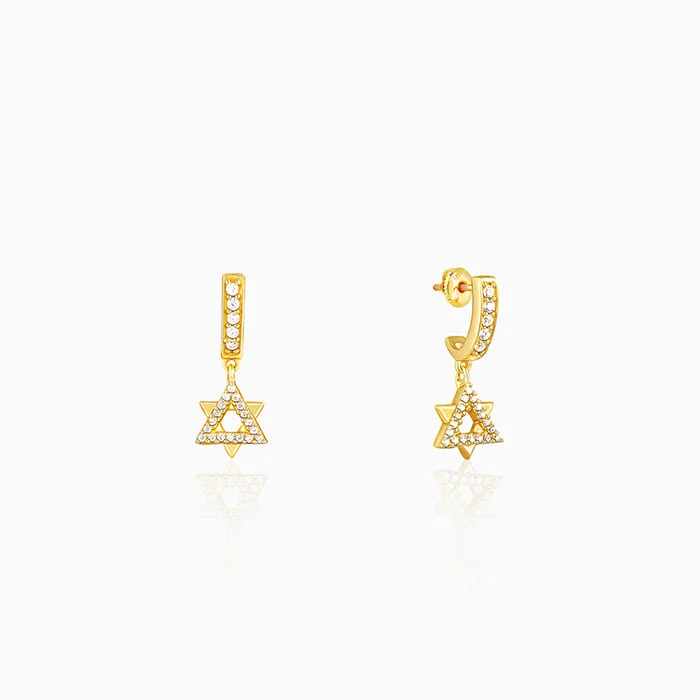 Women’s unique earrings-Golden Superstar Earrings