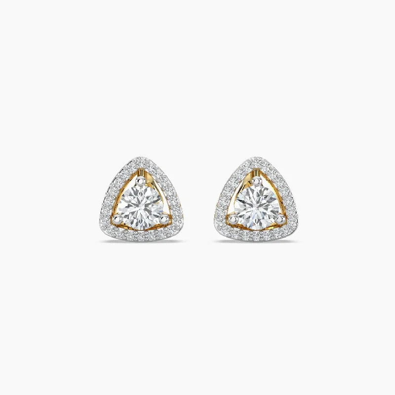 Women’s vintage gold earrings-Diamond Earrings 0.89 Cts TW