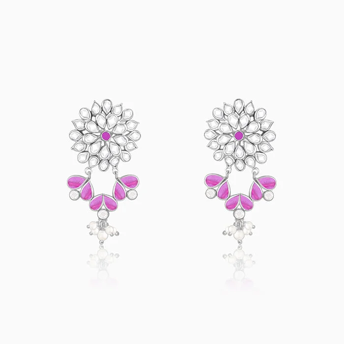 Women’s square earrings-Din Shagna Da Earrings