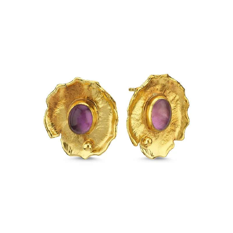 Women’s unique earrings-Amethyst Earring