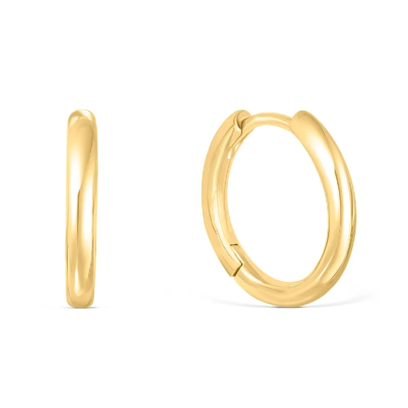 Women’s diamond stud earrings-The Noelle - Gold