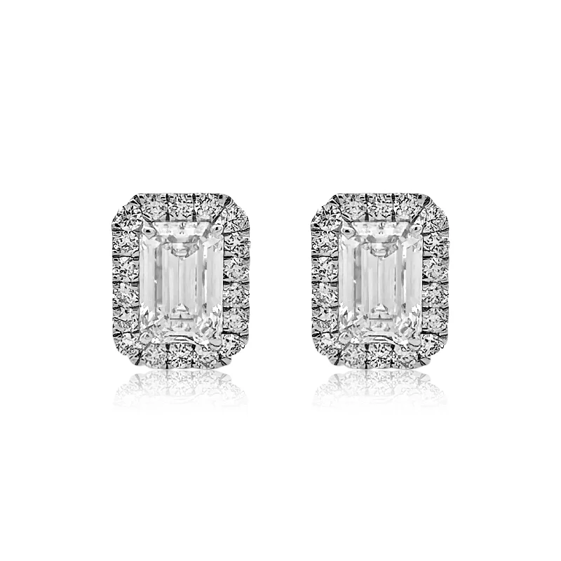 Women’s fancy earrings-Diamond Earrings 2.14 carats TW