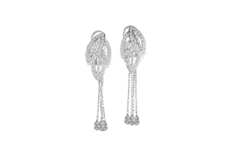 Women’s square earrings-0.75 ctw Diamond Vintage Inspired Earrings