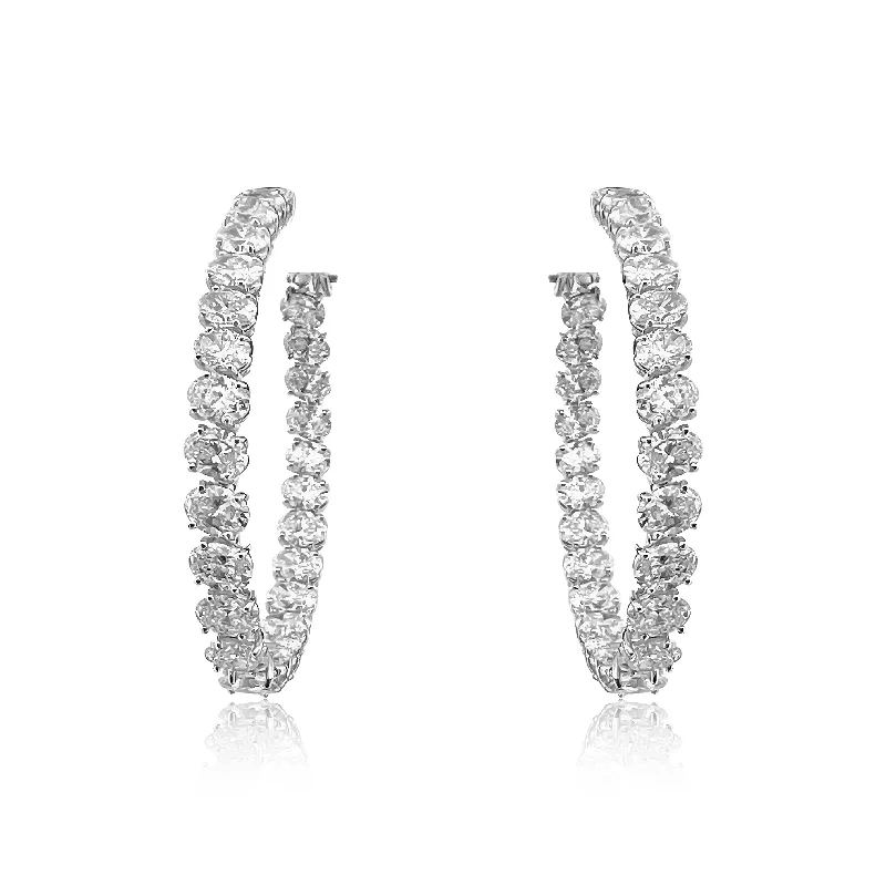 Women’s chandelier earrings-Diamond Earrings 14.59cts TW