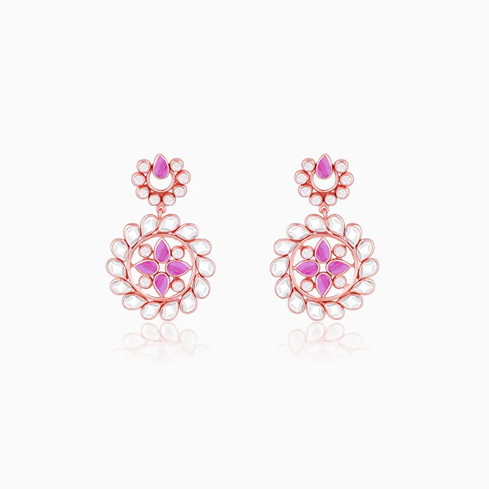 Women’s crystal earrings-Ghoomar Earrings