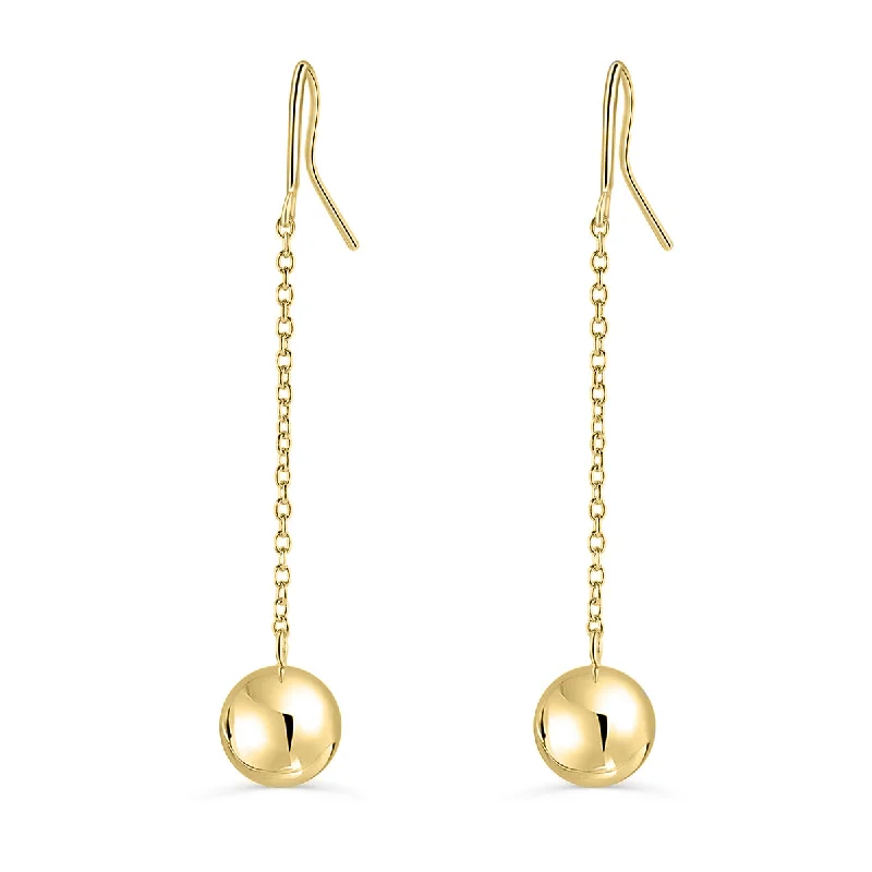 Women’s evening earrings-The Alicia - Gold