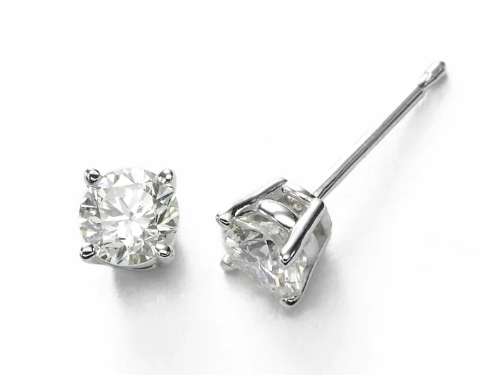 Women’s elegant drop earrings-Lab Grown Diamond Stud Earrings