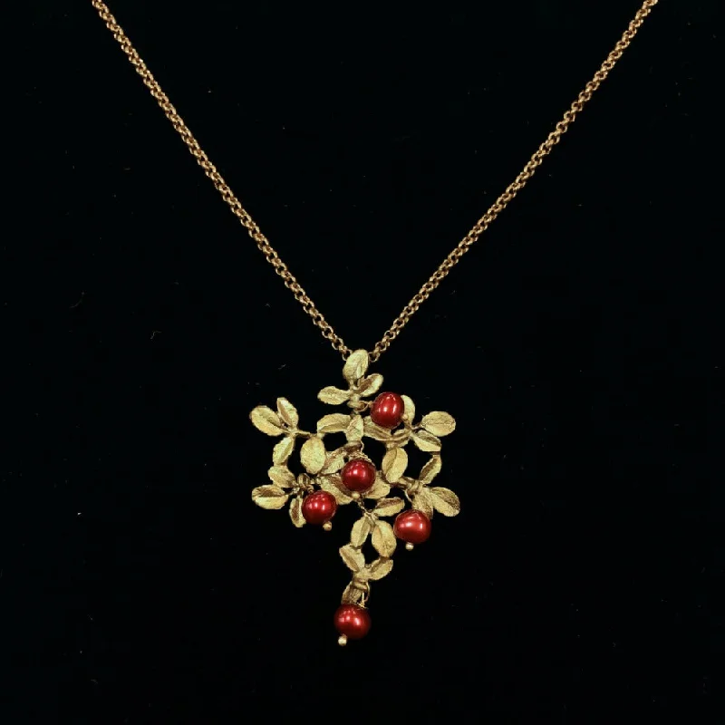 Women’s gemstone necklaces-Cranberry Necklace