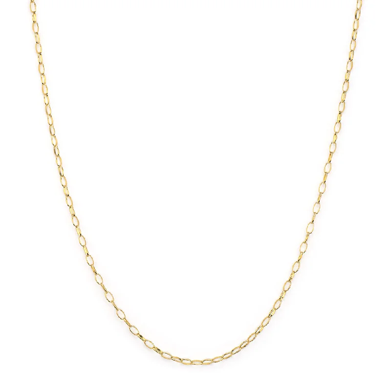 Women’s gift necklaces-Jude Frances Lisse Small Looped Chain Necklace