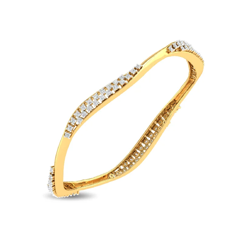 Women’s trendy gold bangles-Abigail Bangle