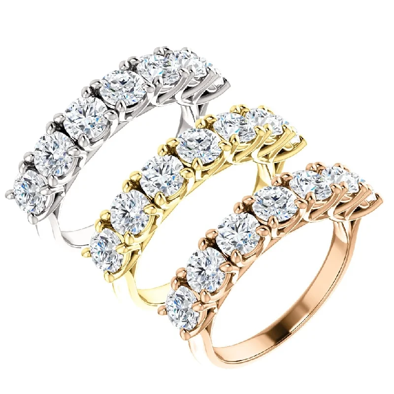 Women’s modern engagement rings-1 1/2ct Diamond Wedding Ring Vintage Womens Antique White Yellow Rose Gold