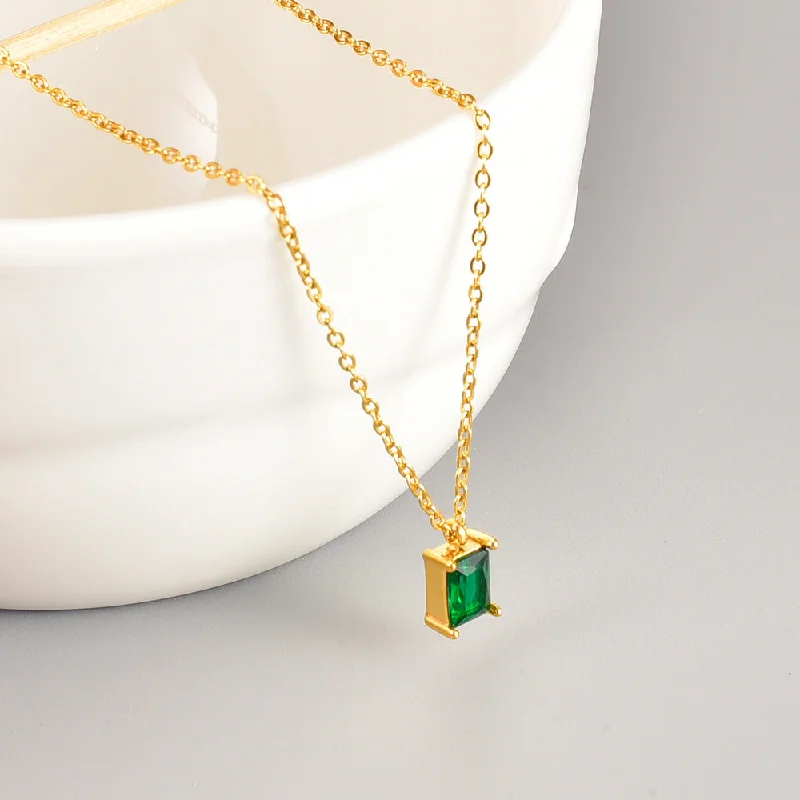 18K Golden-Emerald