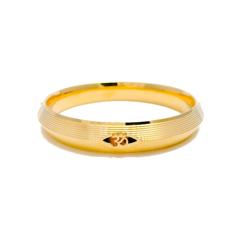 Women’s premium bangles-Ritzy Luminous Men's 22k Gold Bangle