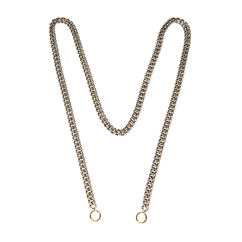 Women’s gemstone necklaces-Marla Aaron Silver Heavy Curb Chain Necklace