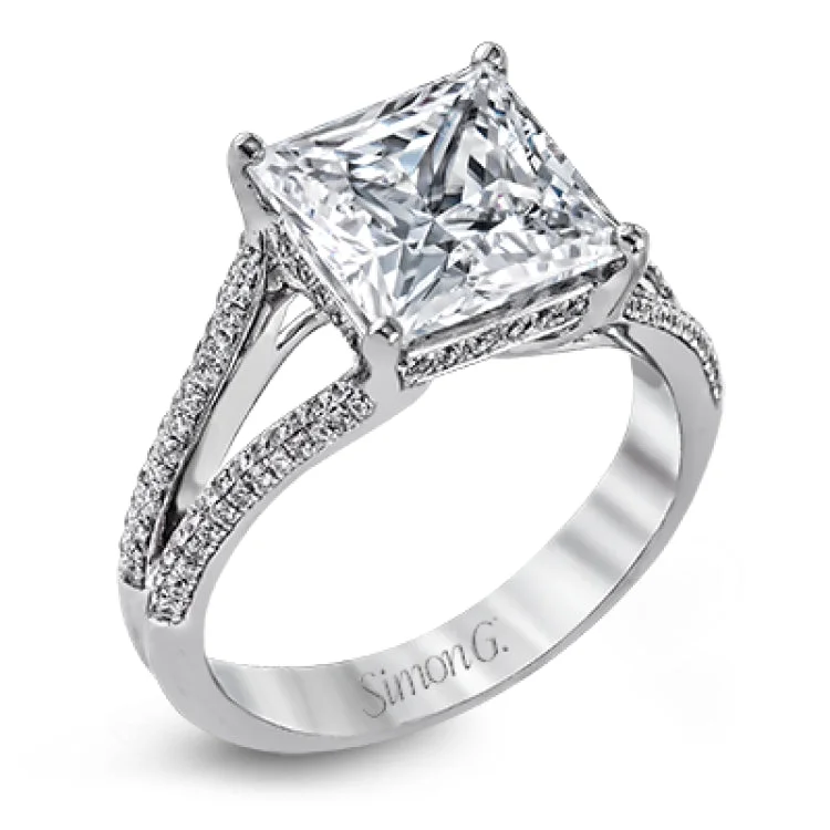 Women’s stackable engagement rings-This lovely classic white gold engagement ring is accentuated by .34 ctw of round cut white diamonds in an eye-catching openwork design.