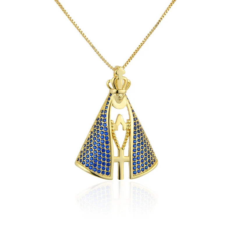 Gold-Plated Blue Zirconium