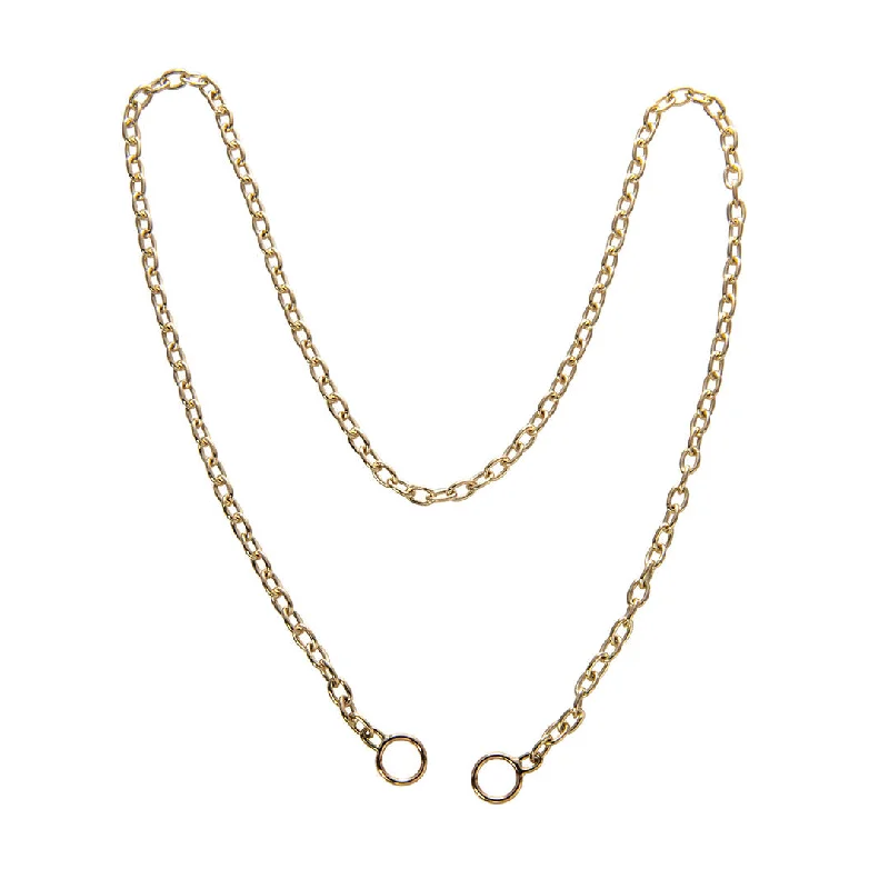 Women’s pendant necklaces-Marla Aaron 14K Yellow Gold Pulley Chain Necklace