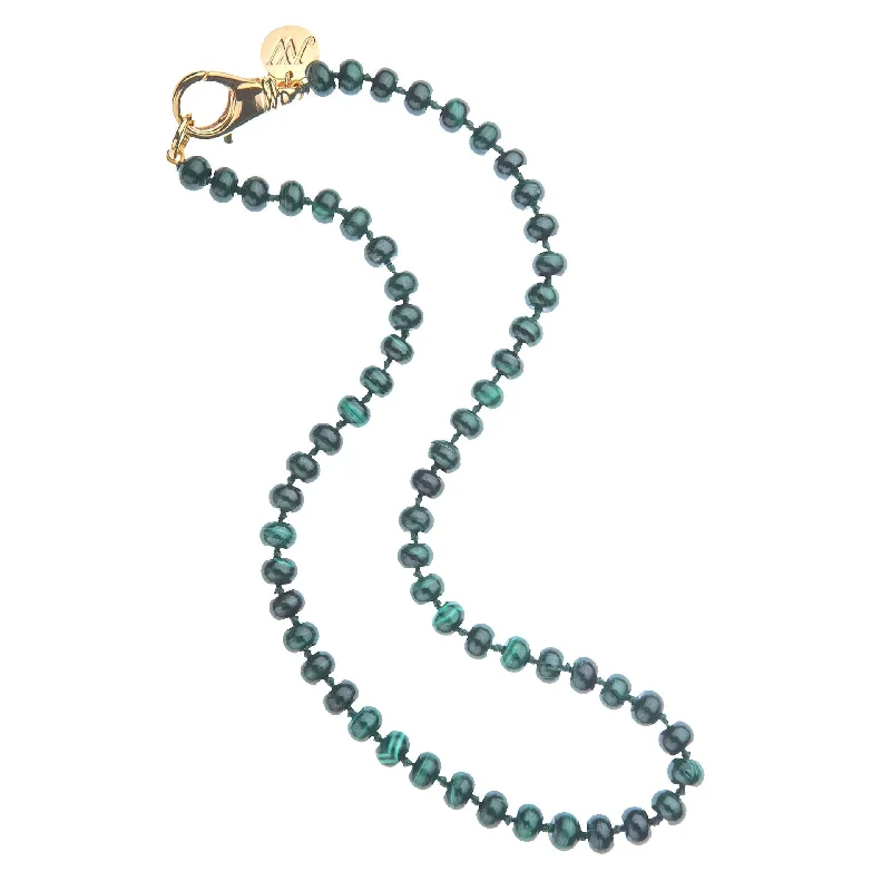 Women’s intricate necklaces-Jane Win Malachite Beaded Necklace