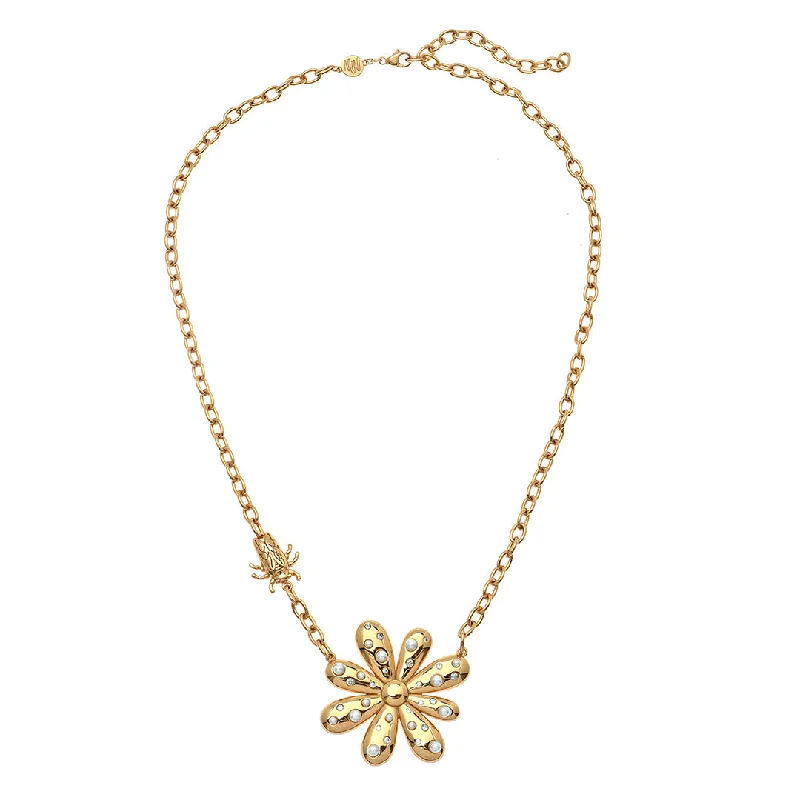 Women’s rose gold necklaces-Goldbug Twiggy Necklace