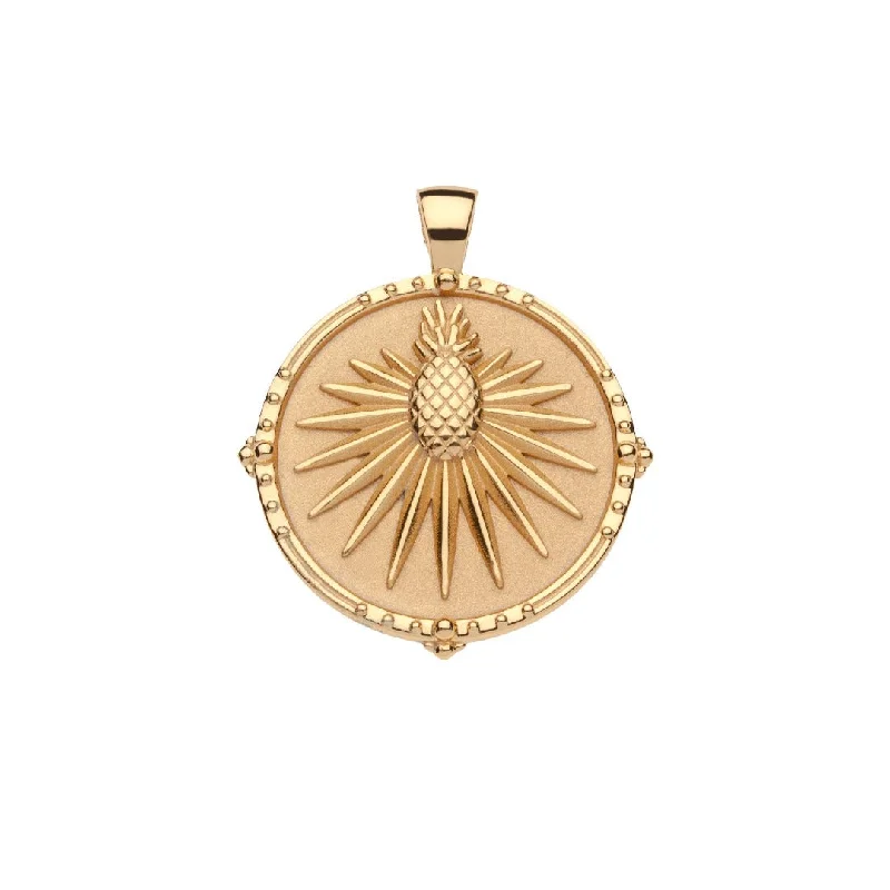 Women’s chunky necklaces-Jane Win CHARLESTON Original Coin Pendant Necklace