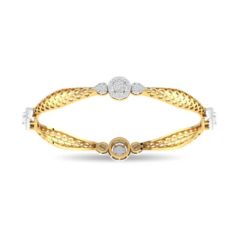 Women’s two-tone bracelets-Chaya Bangle