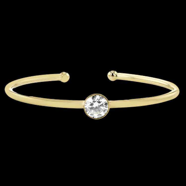 Women’s mixed metal bracelets-LB2672 BANGLE