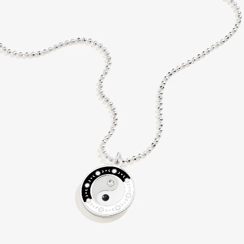 Women’s layered gold necklaces-Yin Yang Pendant Necklace