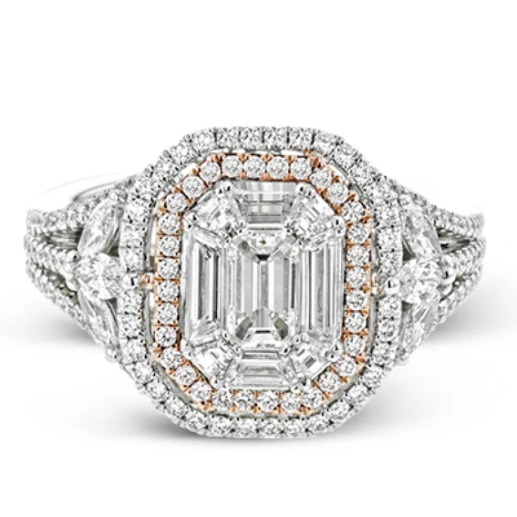 Women’s engagement rings with a twist-LR2192 ENGAGEMENT RING