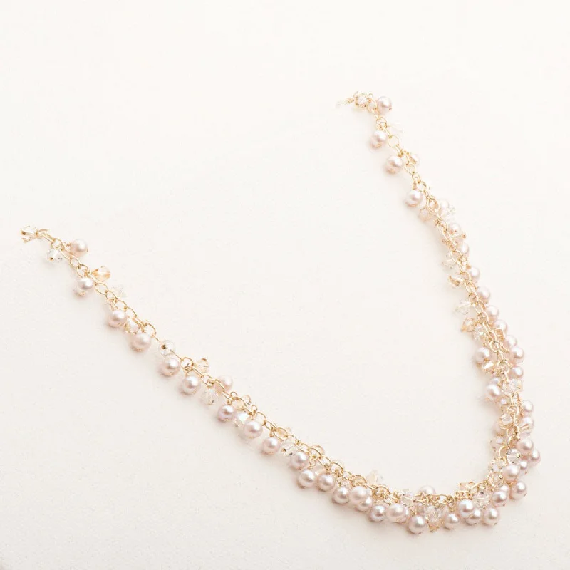 Women’s chunky necklaces-Tapered Rosie Pearl Necklace