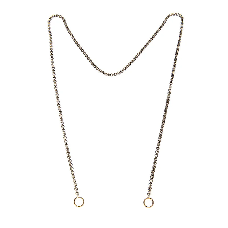 Women’s simple necklaces-Marla Aaron Silver Rolo Chain Necklace