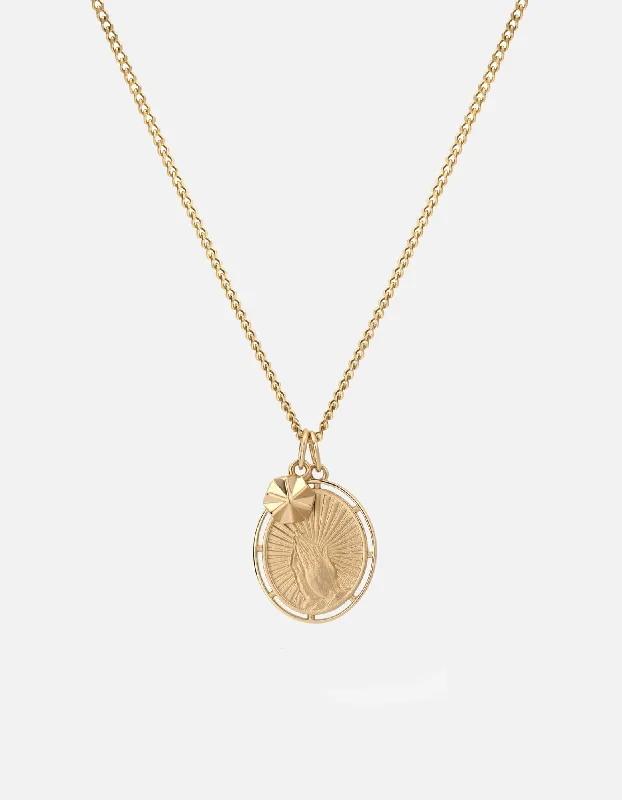 Women’s romantic gold necklaces-Divini Necklace, Gold Vermeil