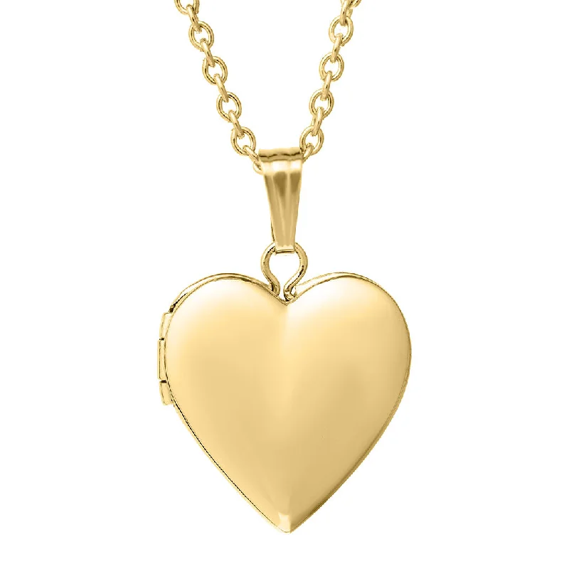 Women’s family tree necklaces-Child 14K Gold Filled Heart Locket Necklace