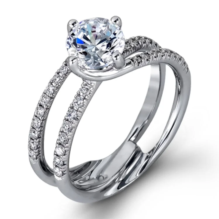 Women’s custom-designed engagement rings-MR1908-A WEDDING SET