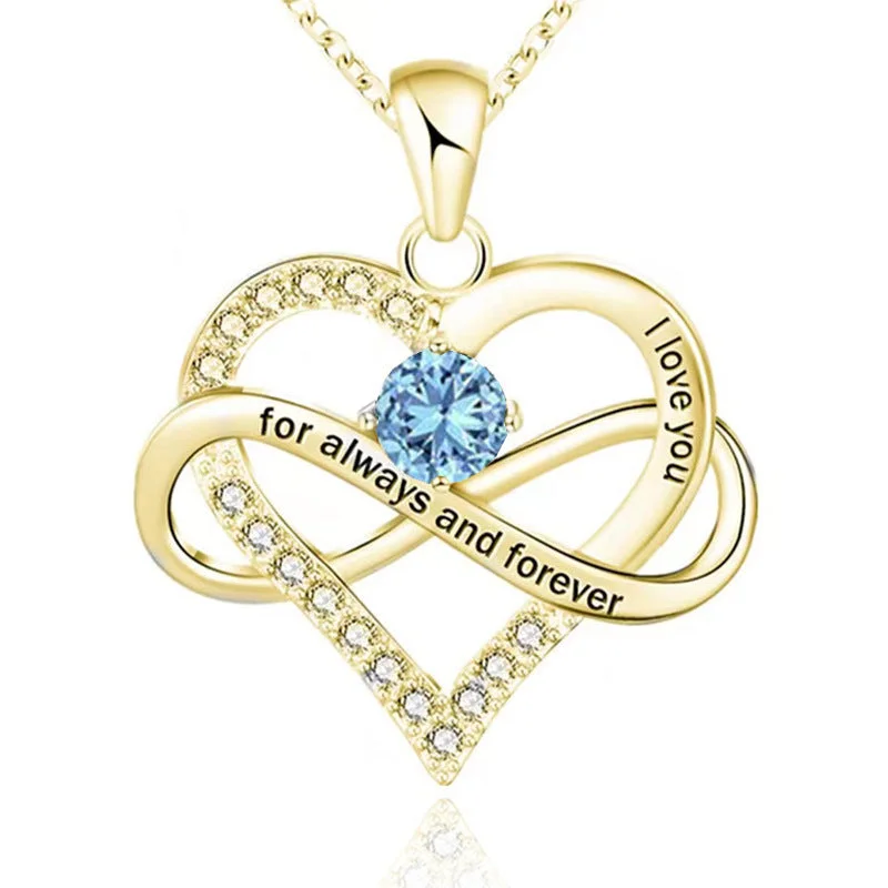 March-Light Blue Diamond-Gold