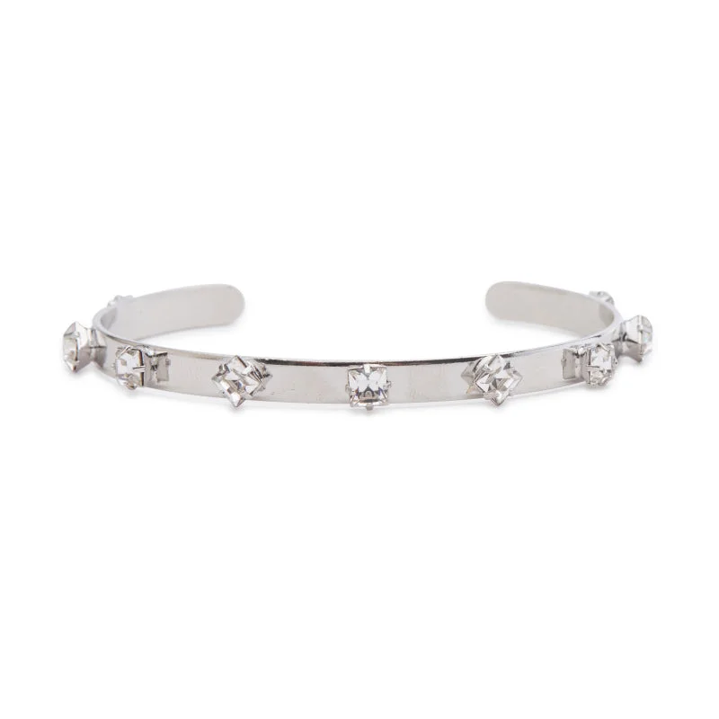 Women’s elegant cuff bracelets-PUERTO VIEJO Crystal Bangle