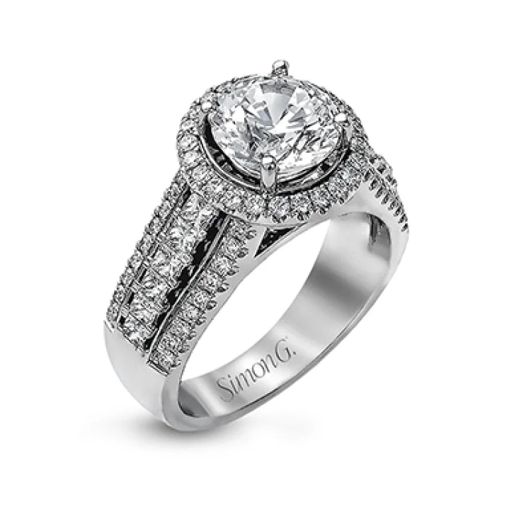 Women’s round engagement rings-MR1502 ENGAGEMENT RING