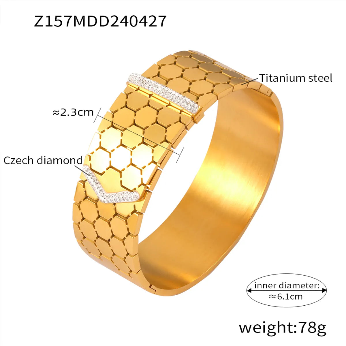 Z157-Gold Bracelet