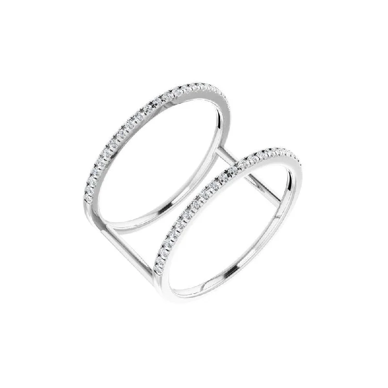 Women’s men’s wedding rings-14K White Gold 1/5 CTW Diamond Ring for Women