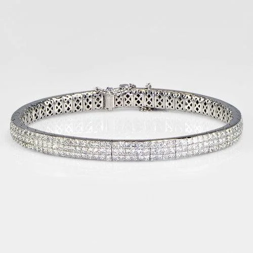 Women’s bracelet sets-"BRAC01130" 10.86cts Flexi Diamond Bangle