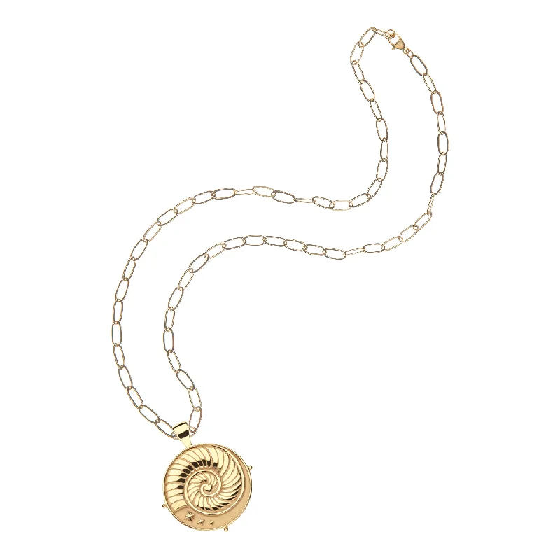 Women’s lucky charm necklaces-Jane Win INSPIRATION Original Coin Pendant Necklace