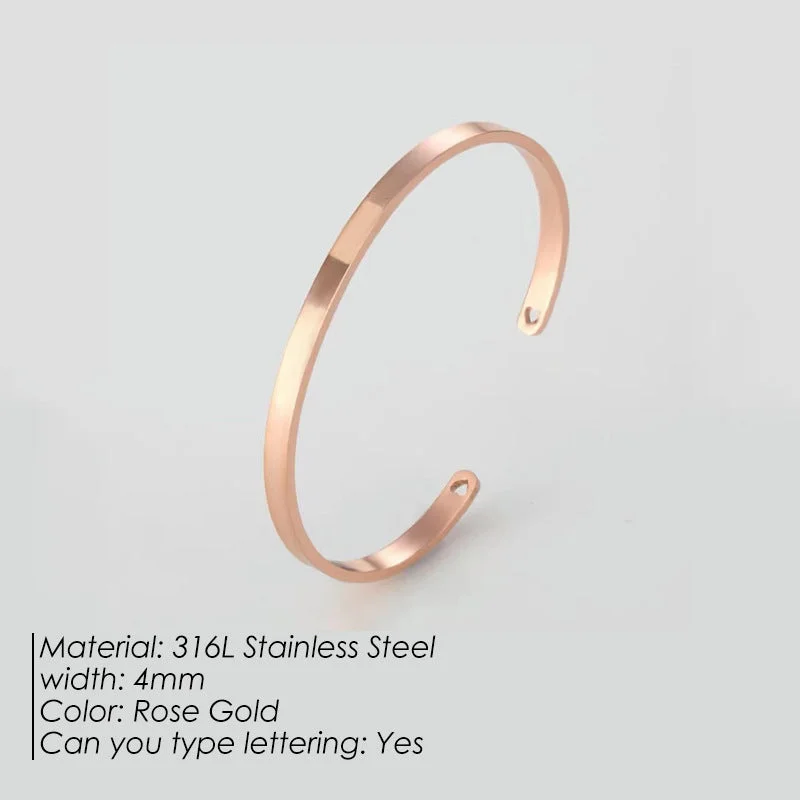 4MM-Rose Gold