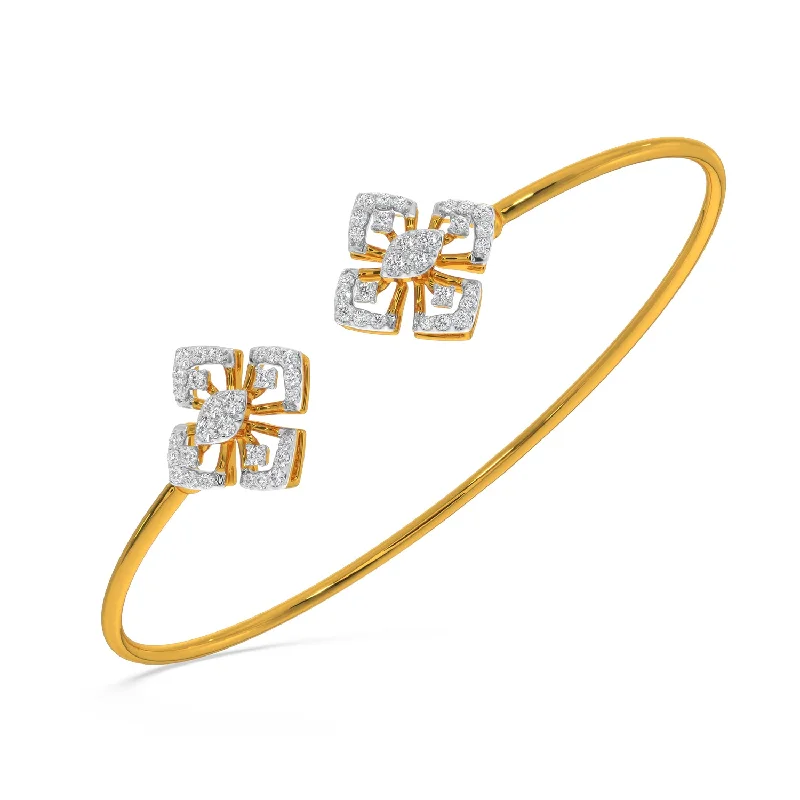 Women’s gold-plated bracelets-Janet Bangle