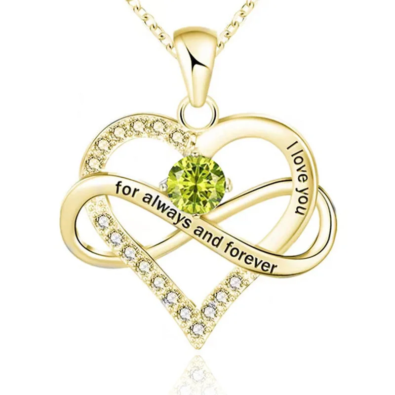 August-Light Green Diamond-Gold