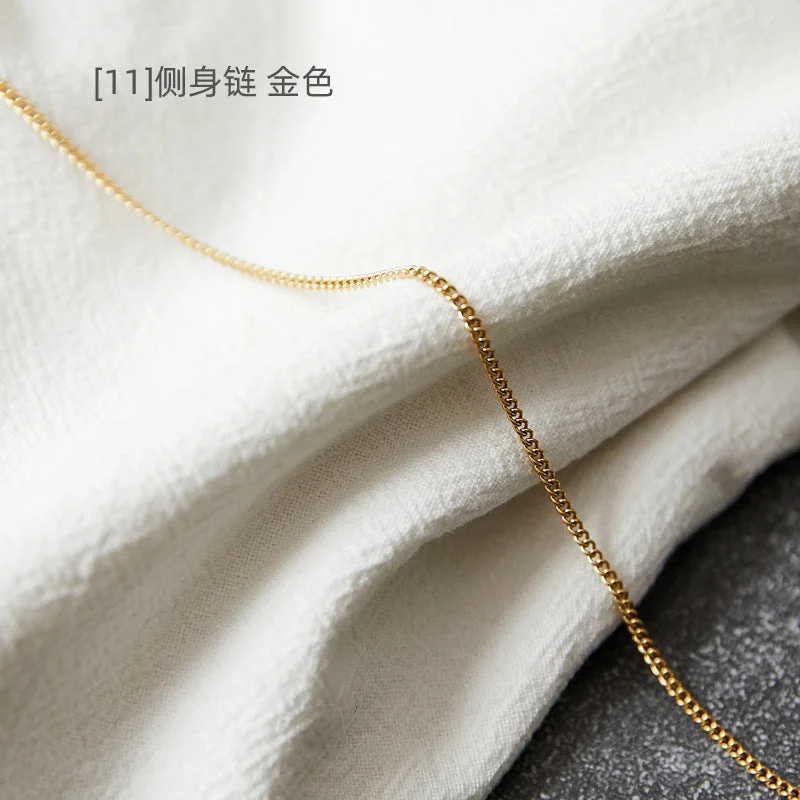 [11] Curb Necklace Gold 60cm