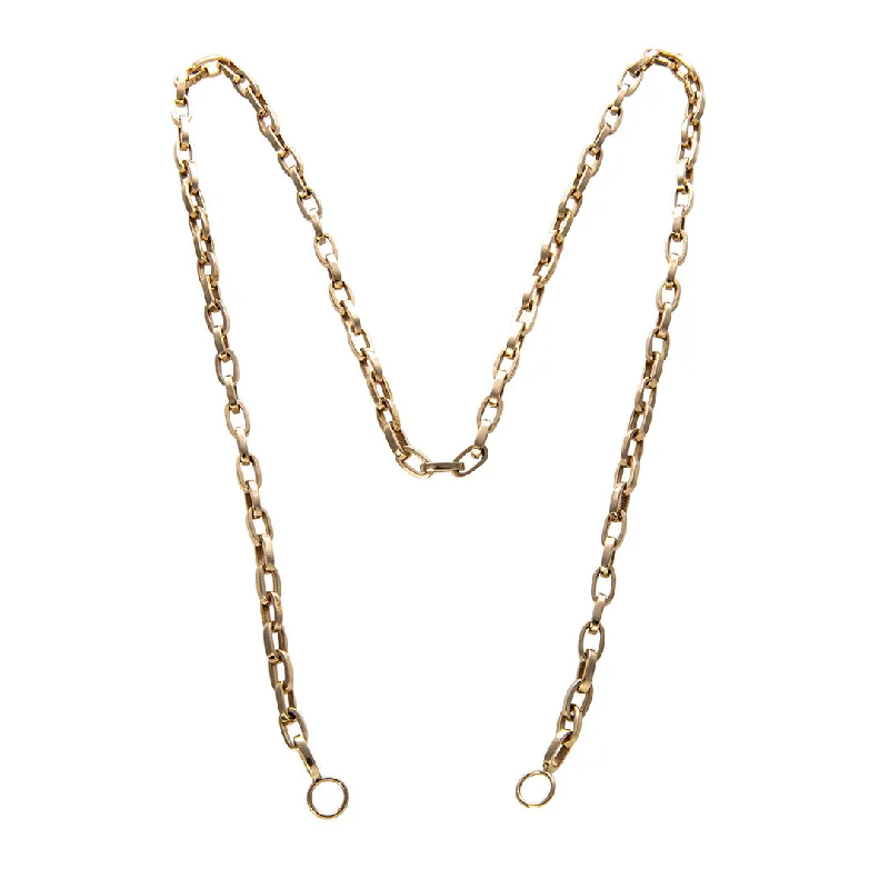 Women’s multi-layer necklaces-Marla Aaron 14K Yellow Gold Biker Chain Necklace