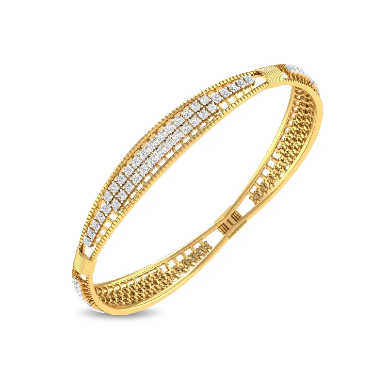 Women’s elegant cuff bracelets-Rebecca Bangle